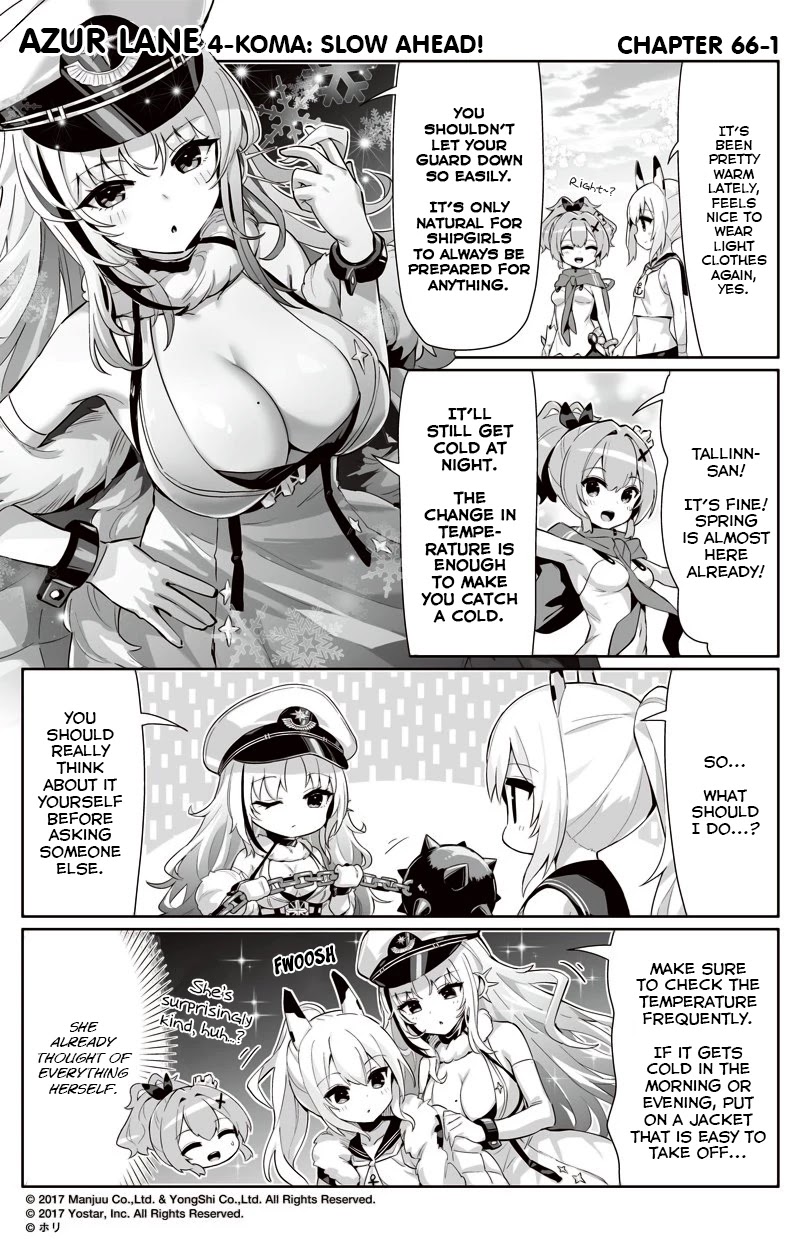 Azur Lane 4-koma: Slow Ahead Chapter 66 page 1 - Chapter 66