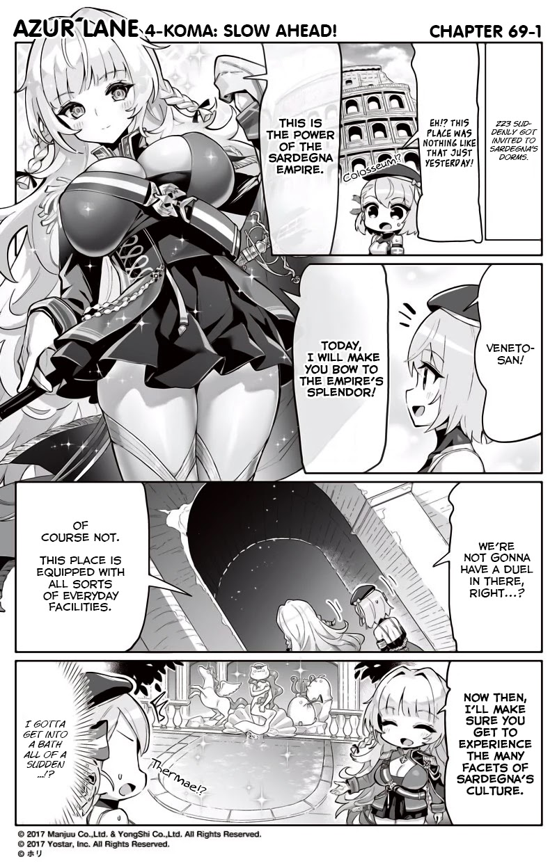 Azur Lane 4-koma: Slow Ahead Chapter 69 page 1 - Chapter 69