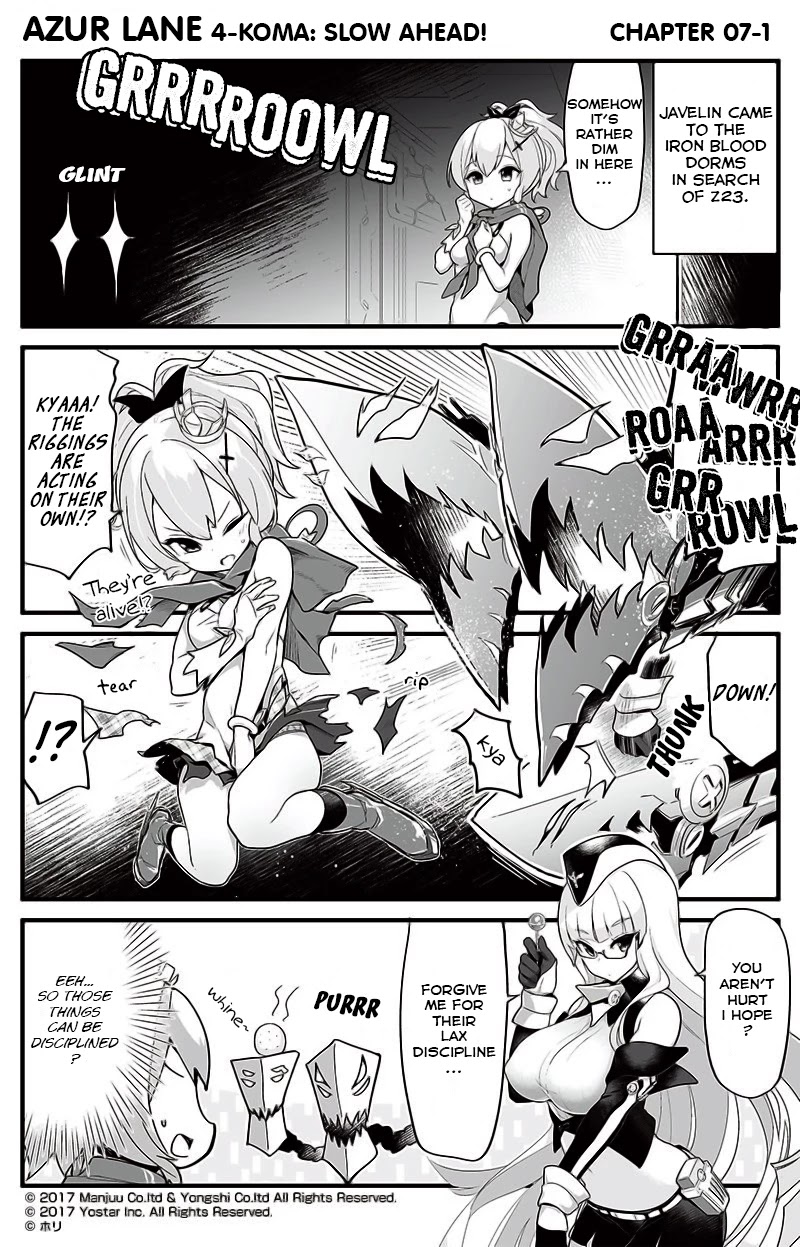 Azur Lane 4-koma: Slow Ahead Chapter 7 page 1 - Chapter 7