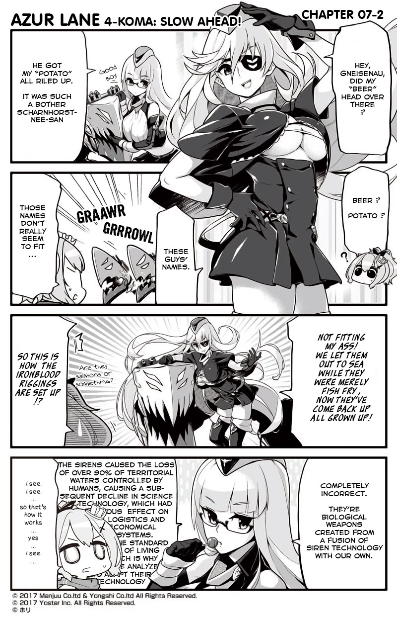 Azur Lane 4-koma: Slow Ahead Chapter 7 page 2 - Chapter 7