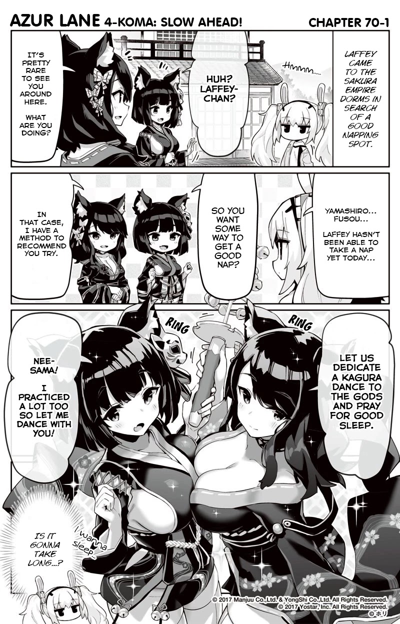 Azur Lane 4-koma: Slow Ahead Chapter 70 page 1 - Chapter 70