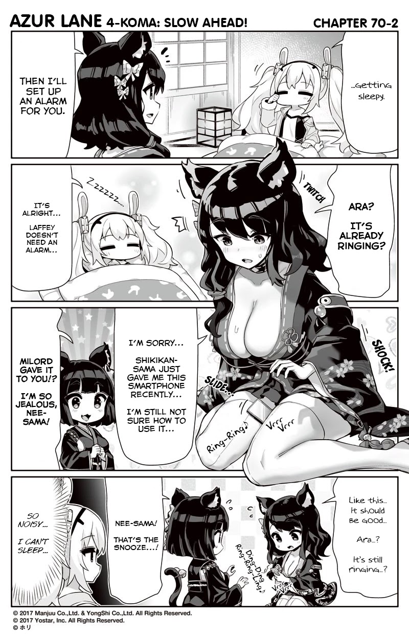 Azur Lane 4-koma: Slow Ahead Chapter 70 page 2 - Chapter 70