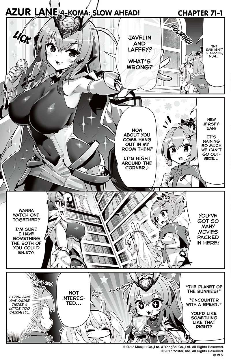 Azur Lane 4-koma: Slow Ahead Chapter 71 page 1 - Chapter 71