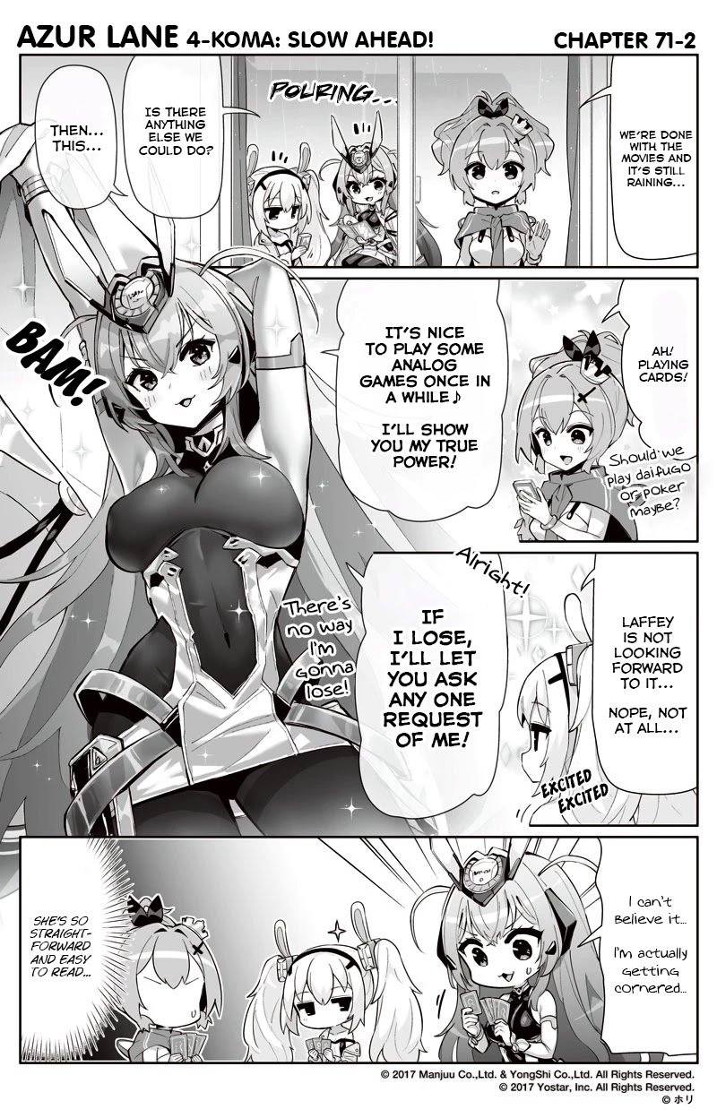 Azur Lane 4-koma: Slow Ahead Chapter 71 page 2 - Chapter 71