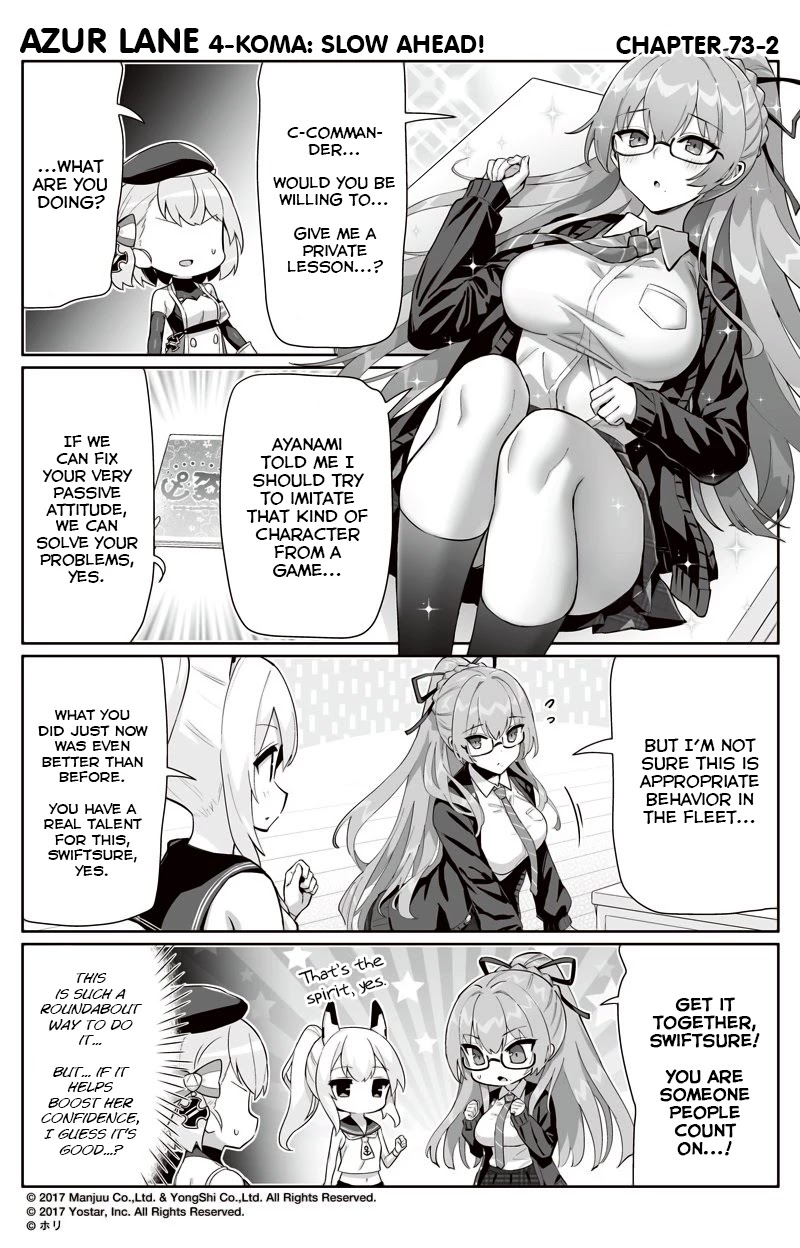 Azur Lane 4-koma: Slow Ahead Chapter 73 page 2 - Chapter 73