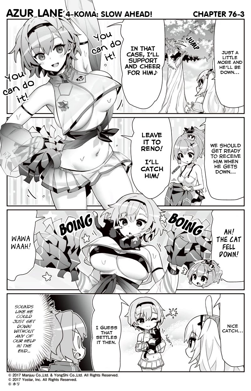 Azur Lane 4-koma: Slow Ahead Chapter 76 page 3 - Chapter 76