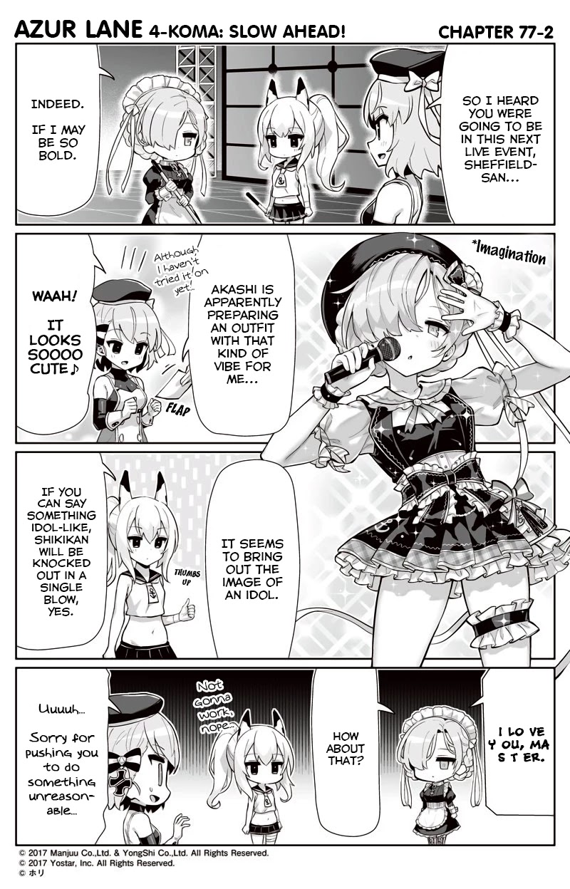 Azur Lane 4-koma: Slow Ahead Chapter 77 page 2 - Chapter 77
