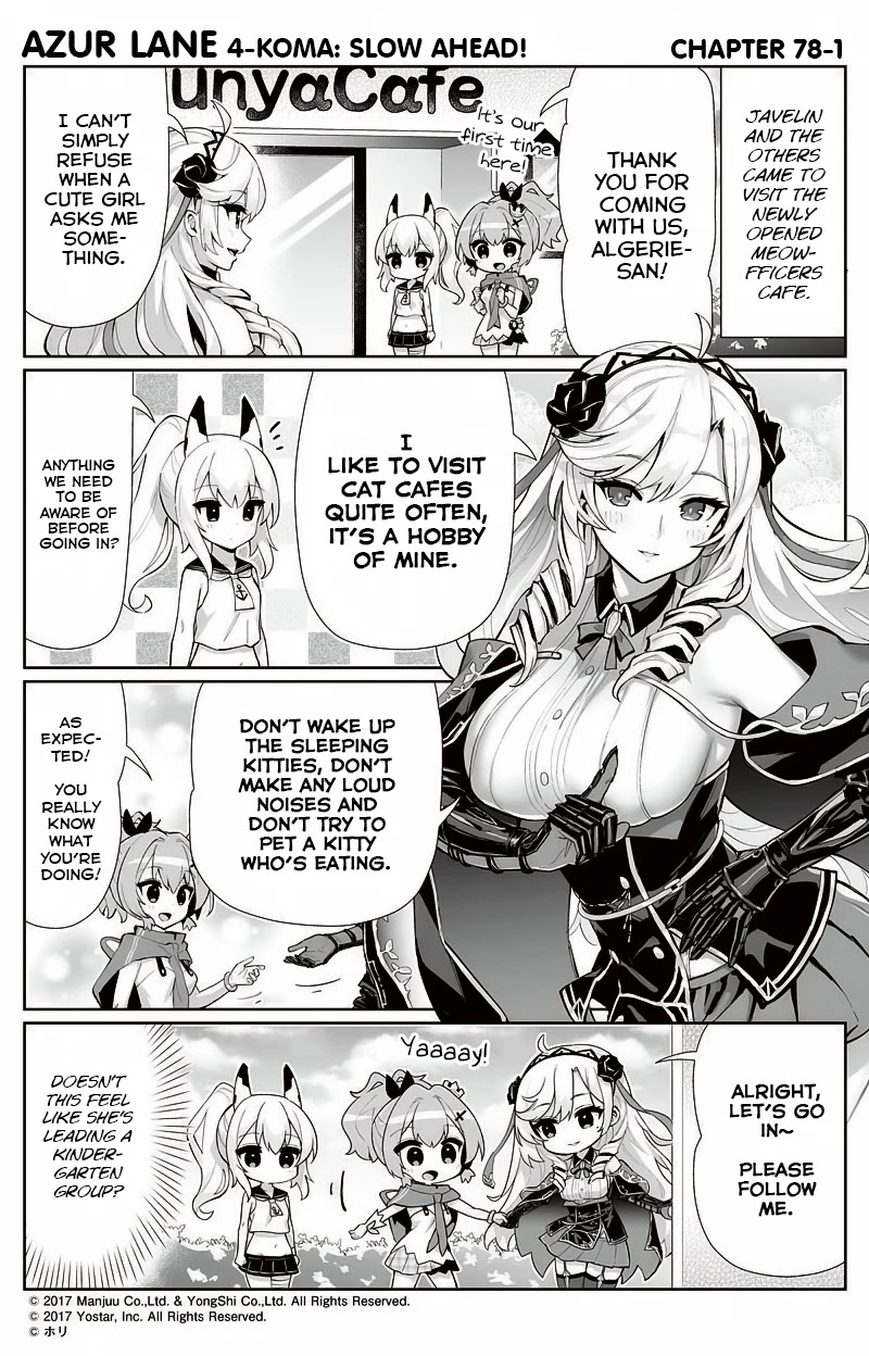 Azur Lane 4-koma: Slow Ahead Chapter 78 page 1 - Chapter 78