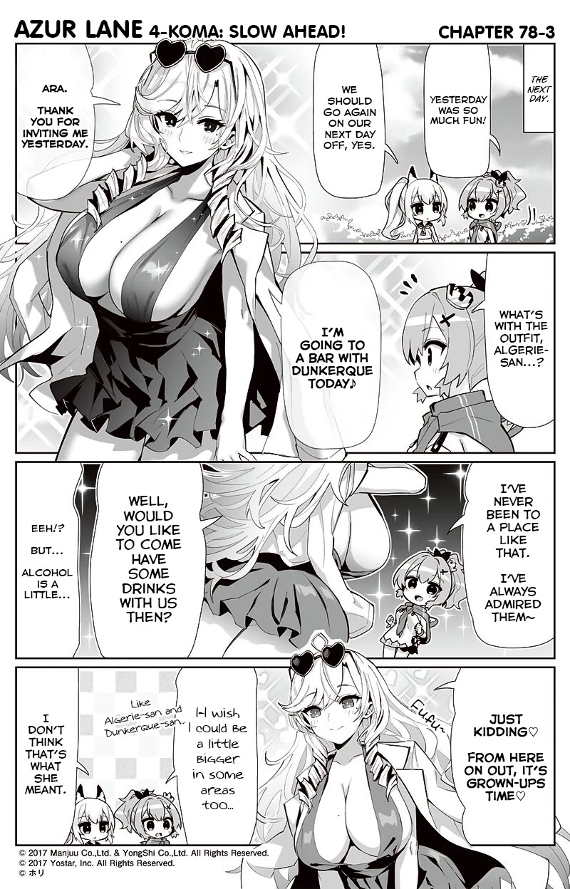 Azur Lane 4-koma: Slow Ahead Chapter 78 page 3 - Chapter 78