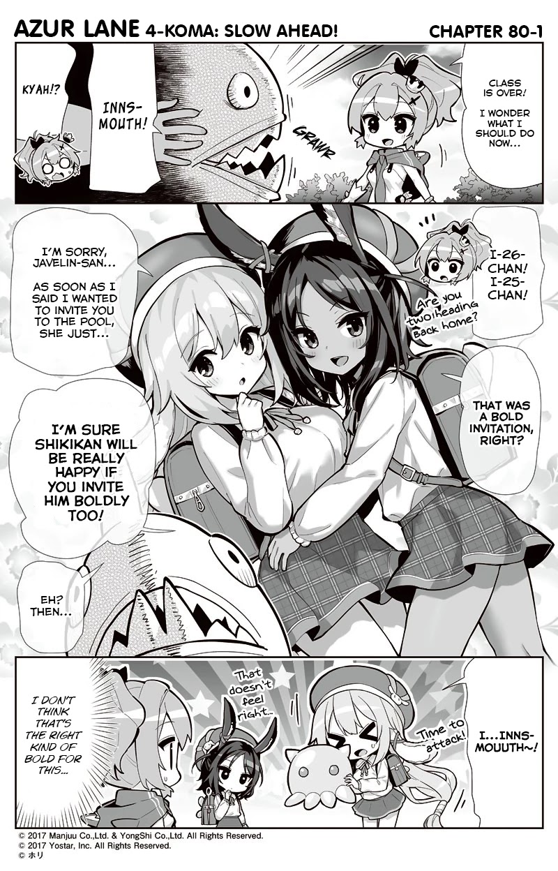 Azur Lane 4-koma: Slow Ahead Chapter 80 page 1 - Chapter 80