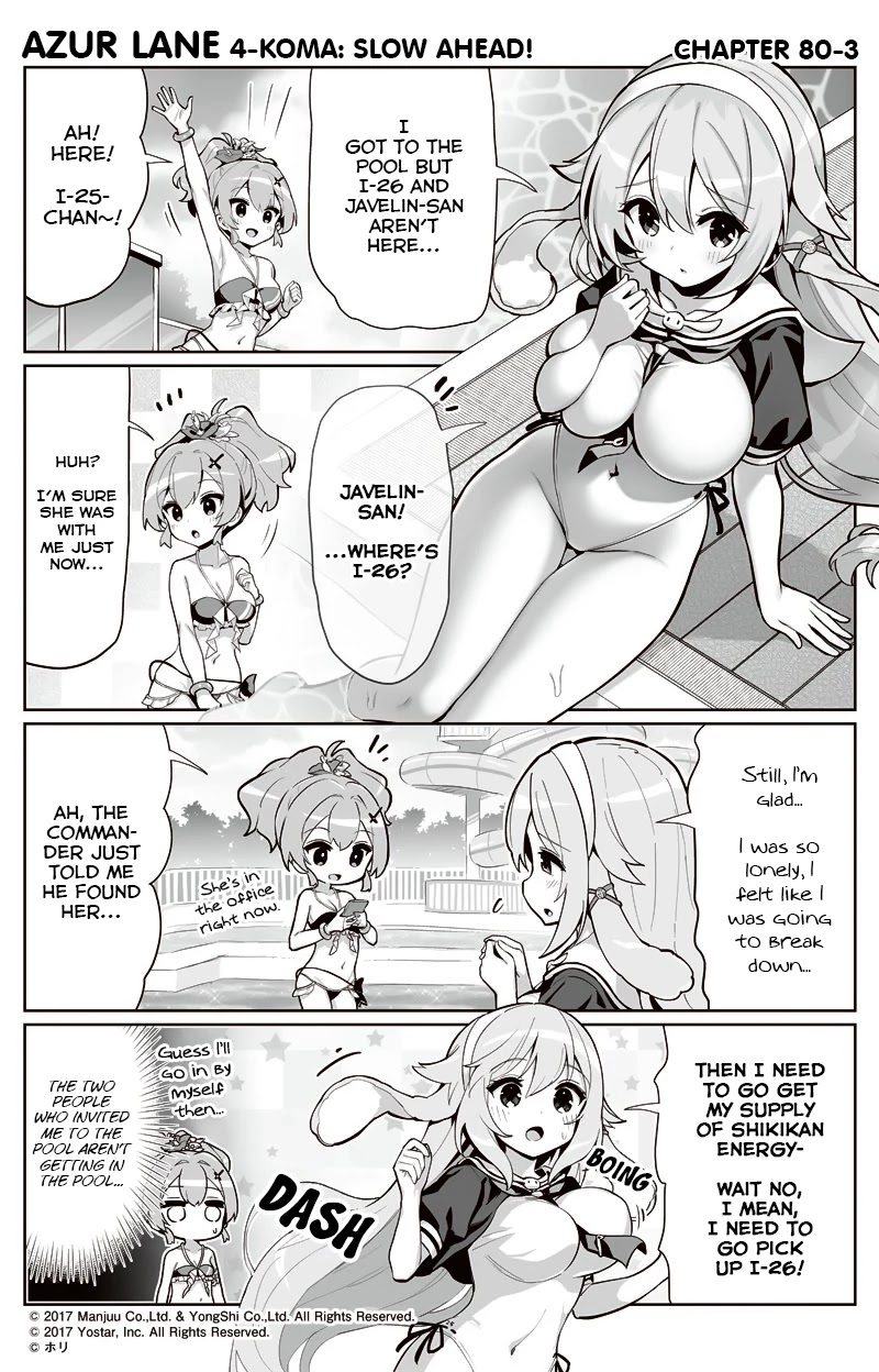 Azur Lane 4-koma: Slow Ahead Chapter 80 page 3 - Chapter 80