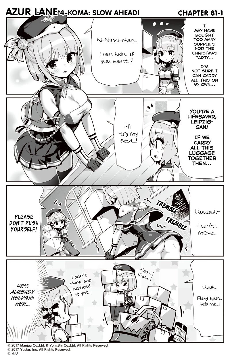Azur Lane 4-koma: Slow Ahead Chapter 81 page 1 - Chapter 81