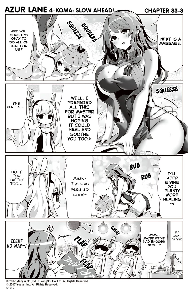 Azur Lane 4-koma: Slow Ahead Chapter 83 page 3 - Chapter 83