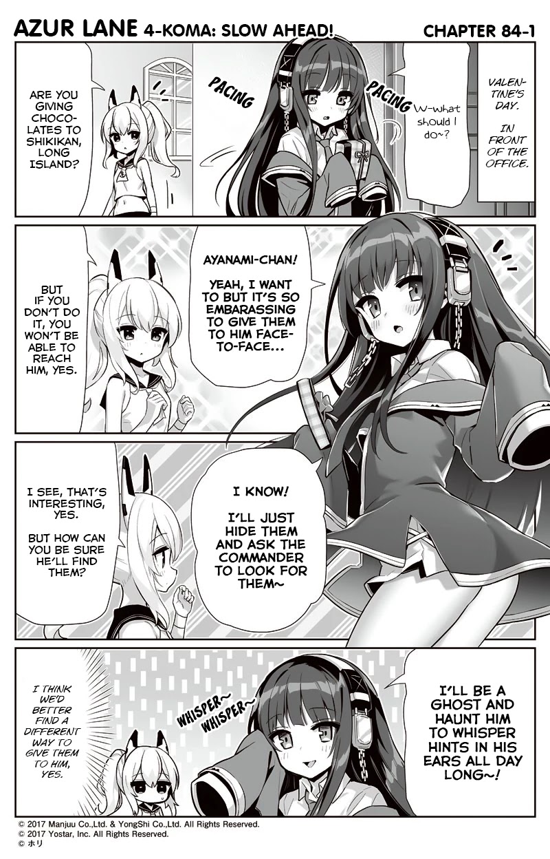 Azur Lane 4-koma: Slow Ahead Chapter 84 page 1 - Chapter 84