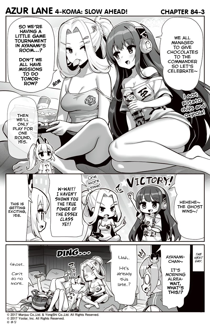 Azur Lane 4-koma: Slow Ahead Chapter 84 page 3 - Chapter 84
