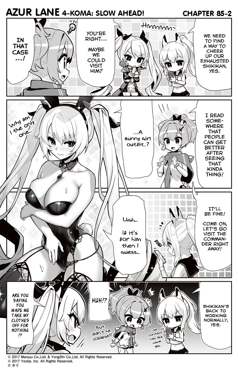 Azur Lane 4-koma: Slow Ahead Chapter 85 page 2 - Chapter 85