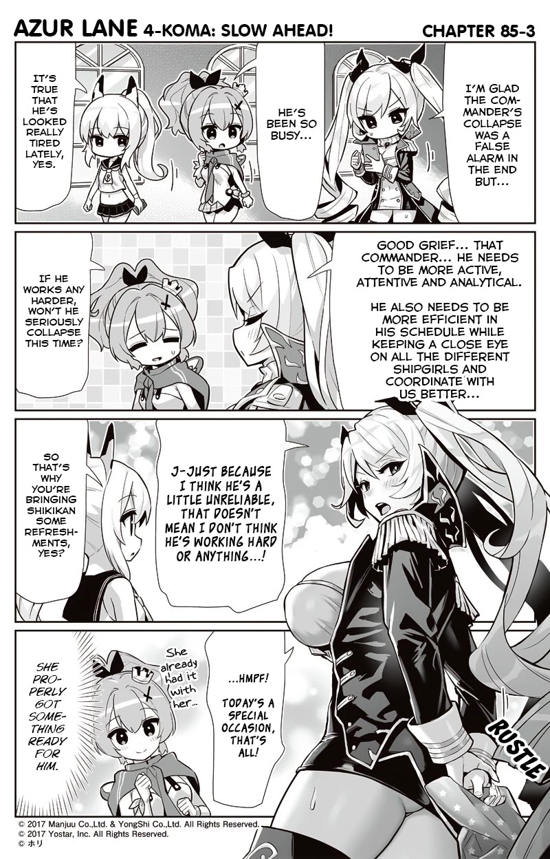 Azur Lane 4-koma: Slow Ahead Chapter 85 page 3 - Chapter 85