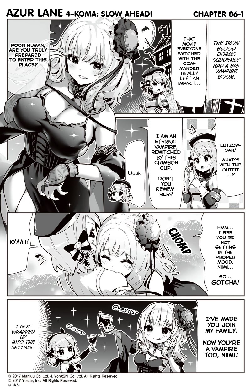Azur Lane 4-koma: Slow Ahead Chapter 86 page 1 - Chapter 86