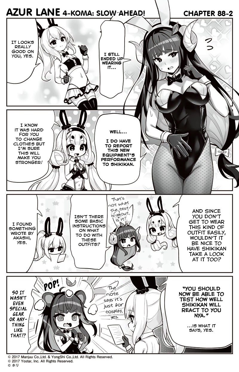 Azur Lane 4-koma: Slow Ahead Chapter 88 page 2 - Chapter 88