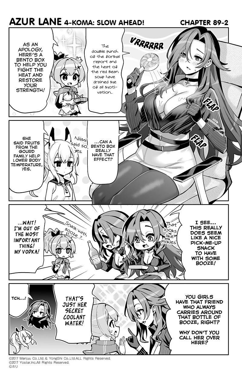 Azur Lane 4-koma: Slow Ahead Chapter 89 page 2 - Chapter 89