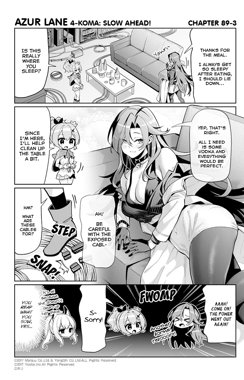 Azur Lane 4-koma: Slow Ahead Chapter 89 page 3 - Chapter 89