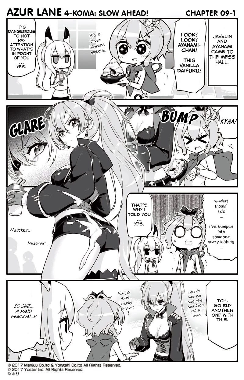 Azur Lane 4-koma: Slow Ahead Chapter 9 page 1 - Chapter 9