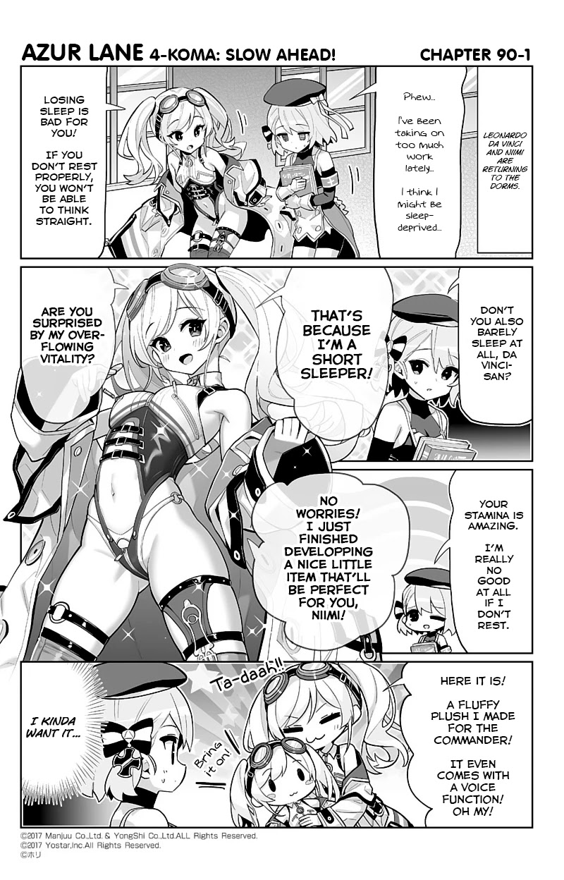 Azur Lane 4-koma: Slow Ahead Chapter 90 page 1 - Chapter 90