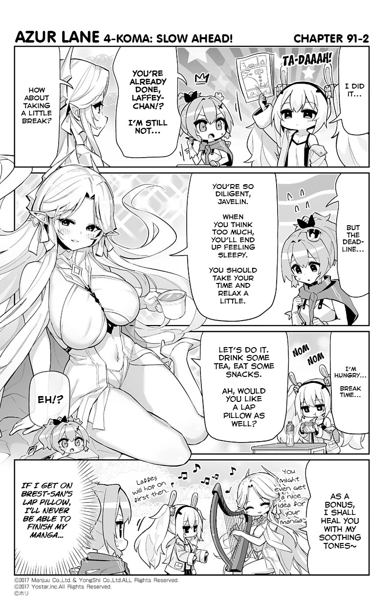 Azur Lane 4-koma: Slow Ahead Chapter 91 page 2 - Chapter 91