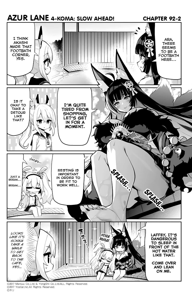 Azur Lane 4-koma: Slow Ahead Chapter 92 page 2 - Chapter 92