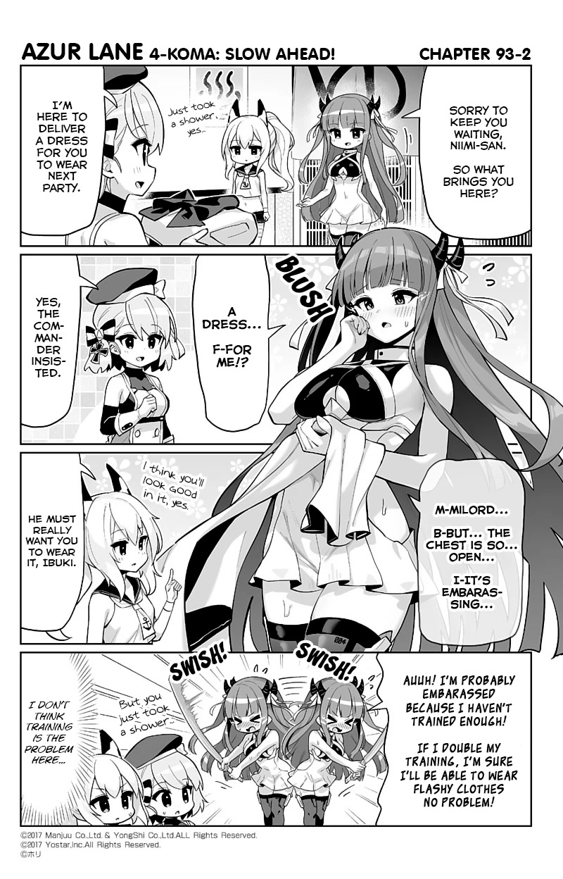 Azur Lane 4-koma: Slow Ahead Chapter 93 page 2 - Chapter 93