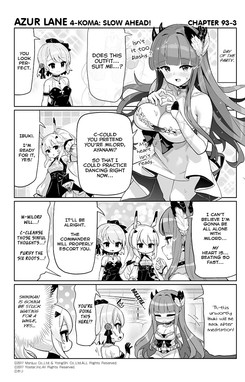 Azur Lane 4-koma: Slow Ahead Chapter 93 page 3 - Chapter 93