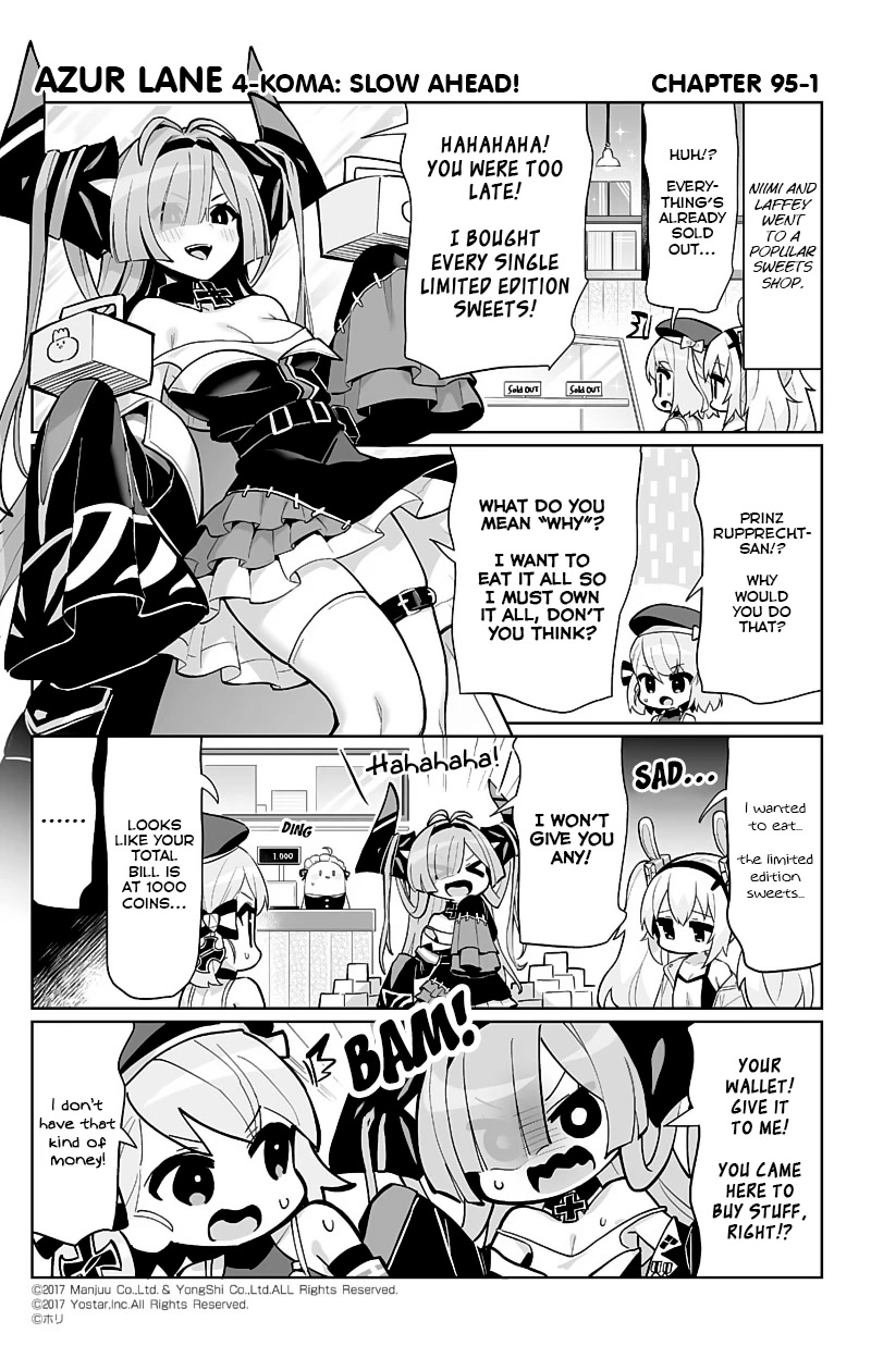 Azur Lane 4-koma: Slow Ahead Chapter 95 page 1 - Chapter 95