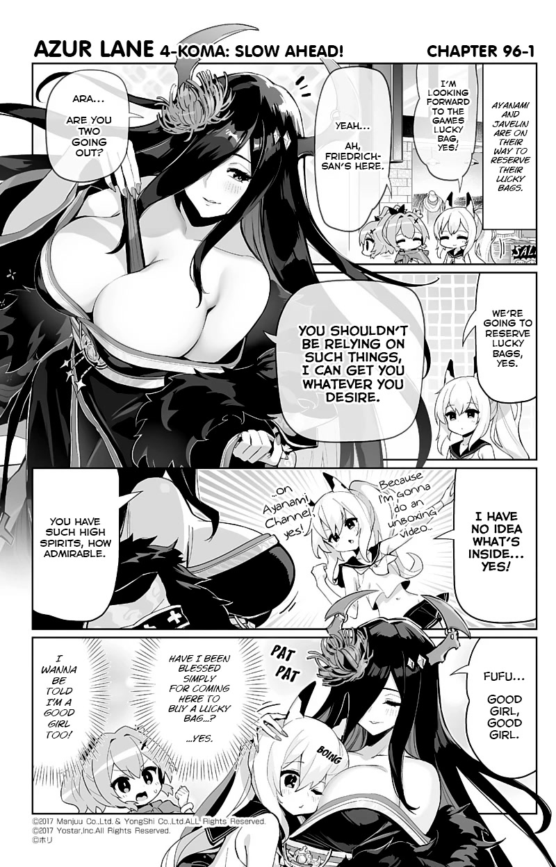 Azur Lane 4-koma: Slow Ahead Chapter 96 page 1 - Chapter 96