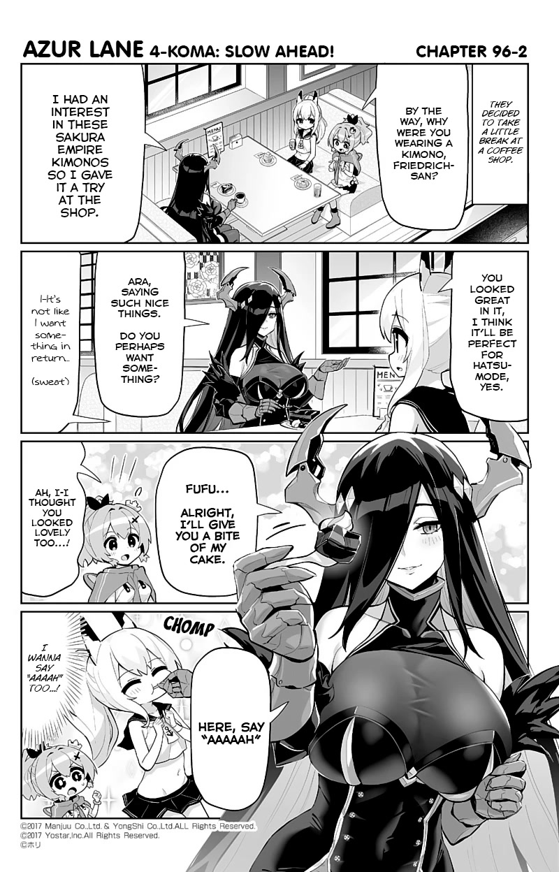Azur Lane 4-koma: Slow Ahead Chapter 96 page 2 - Chapter 96