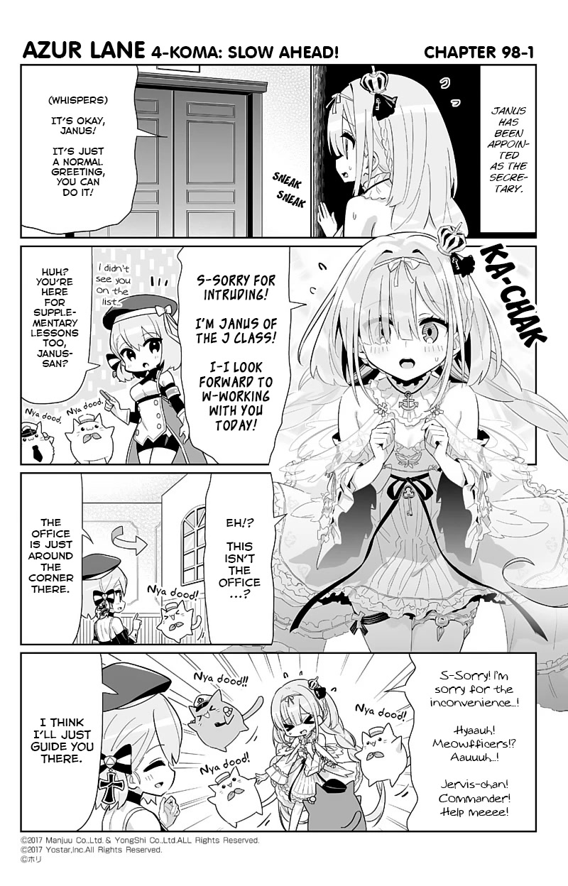 Azur Lane 4-koma: Slow Ahead Chapter 98 page 1 - Chapter 98