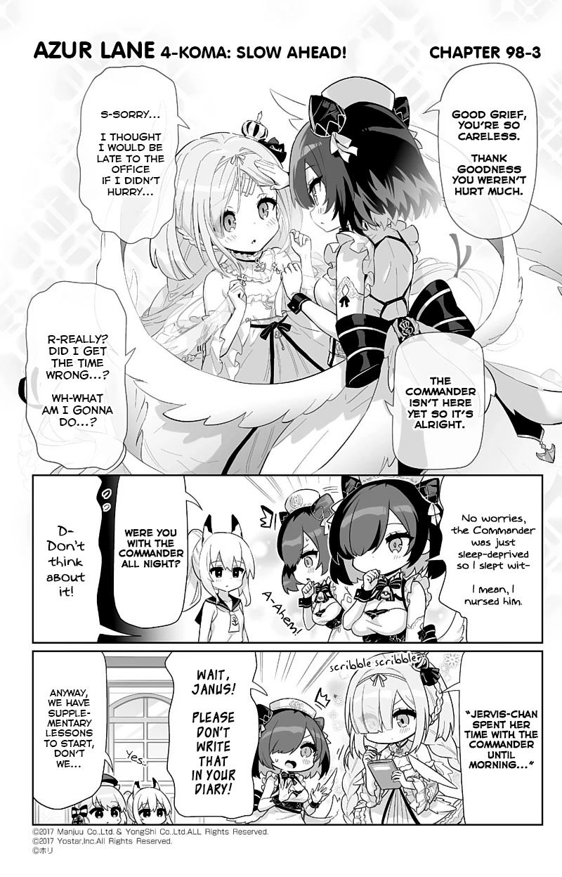 Azur Lane 4-koma: Slow Ahead Chapter 98 page 3 - Chapter 98