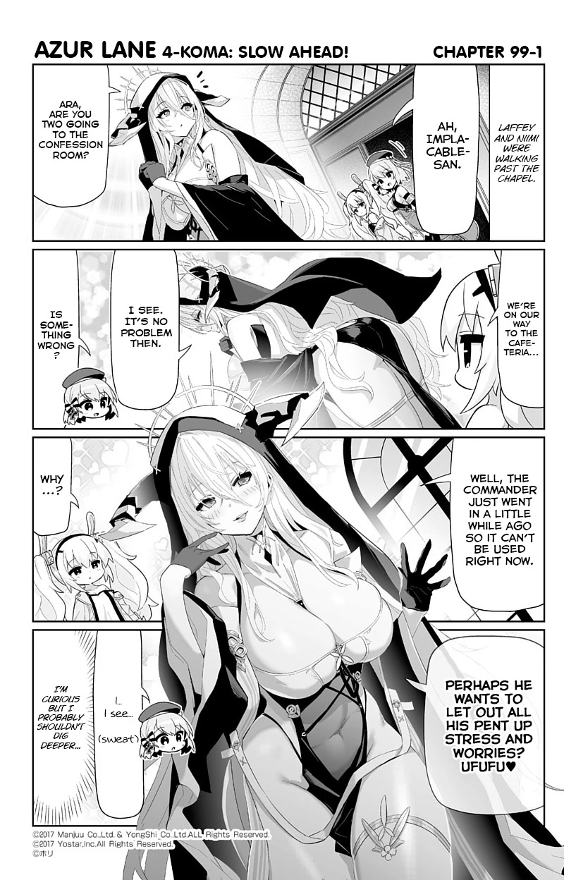 Azur Lane 4-koma: Slow Ahead Chapter 99 page 1 - Chapter 99