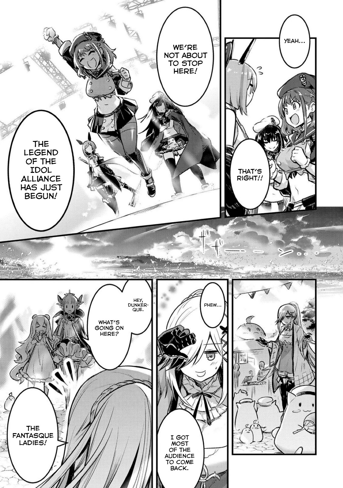 Azur Lane Comic Anthology Vol.2 Chapter 10.2 page 18 - Vol.10 Chapter 2: Azur Lane Dream - A Devilish Idol Appears!? Aiming For The Live Venue!