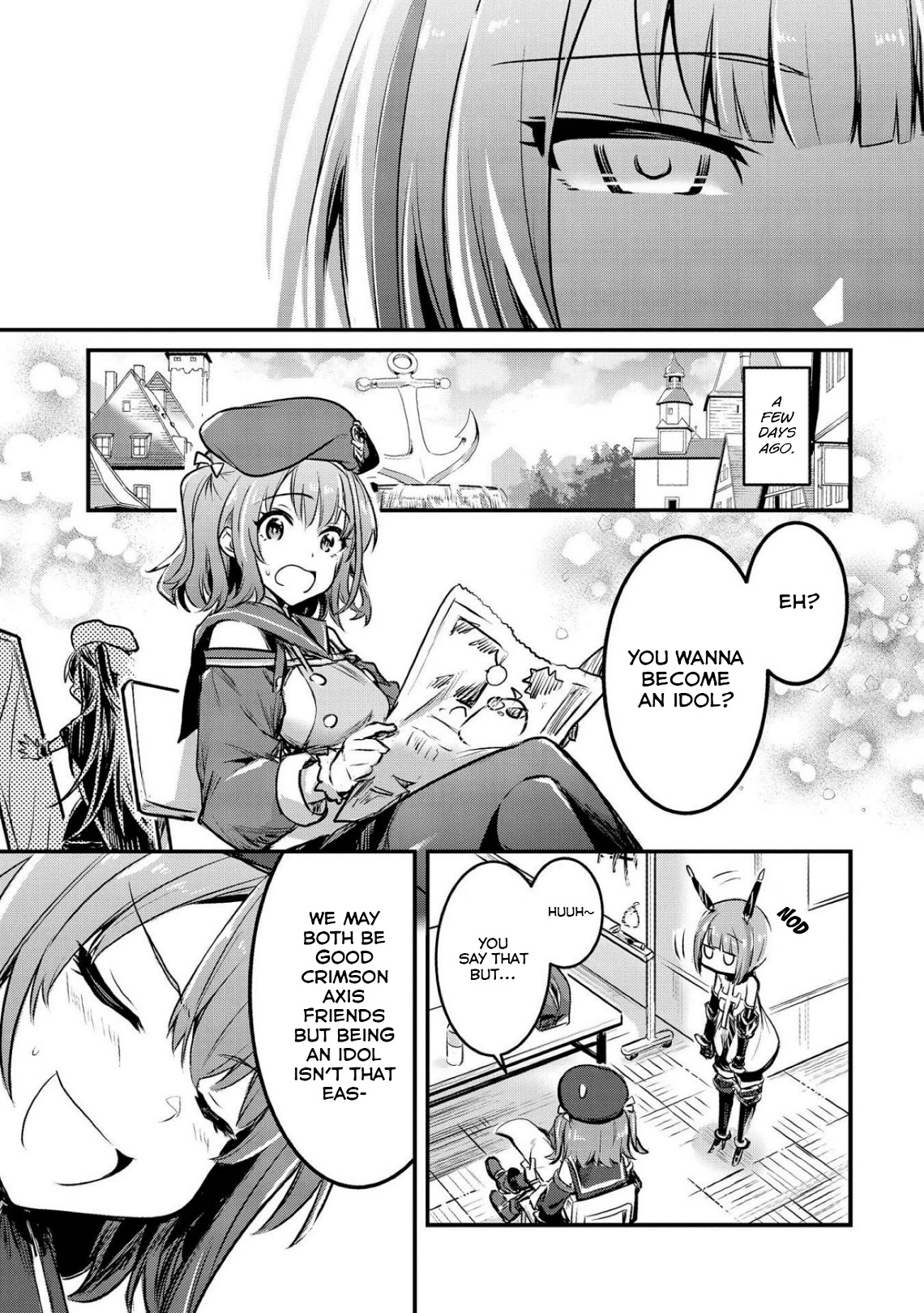Azur Lane Comic Anthology Vol.2 Chapter 10.2 page 3 - Vol.10 Chapter 2: Azur Lane Dream - A Devilish Idol Appears!? Aiming For The Live Venue!