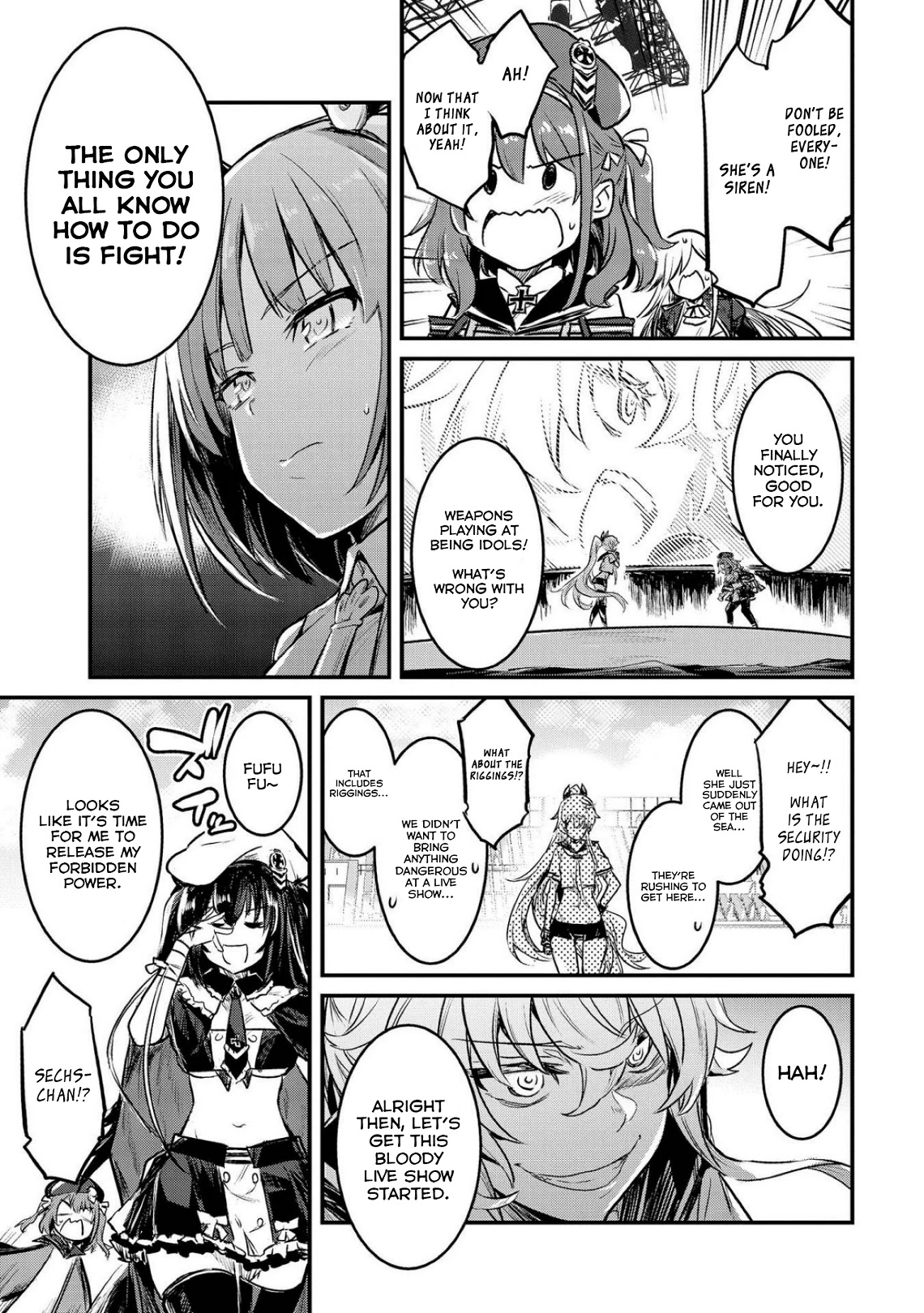 Azur Lane Comic Anthology Vol.2 Chapter 10.2 page 9 - Vol.10 Chapter 2: Azur Lane Dream - A Devilish Idol Appears!? Aiming For The Live Venue!