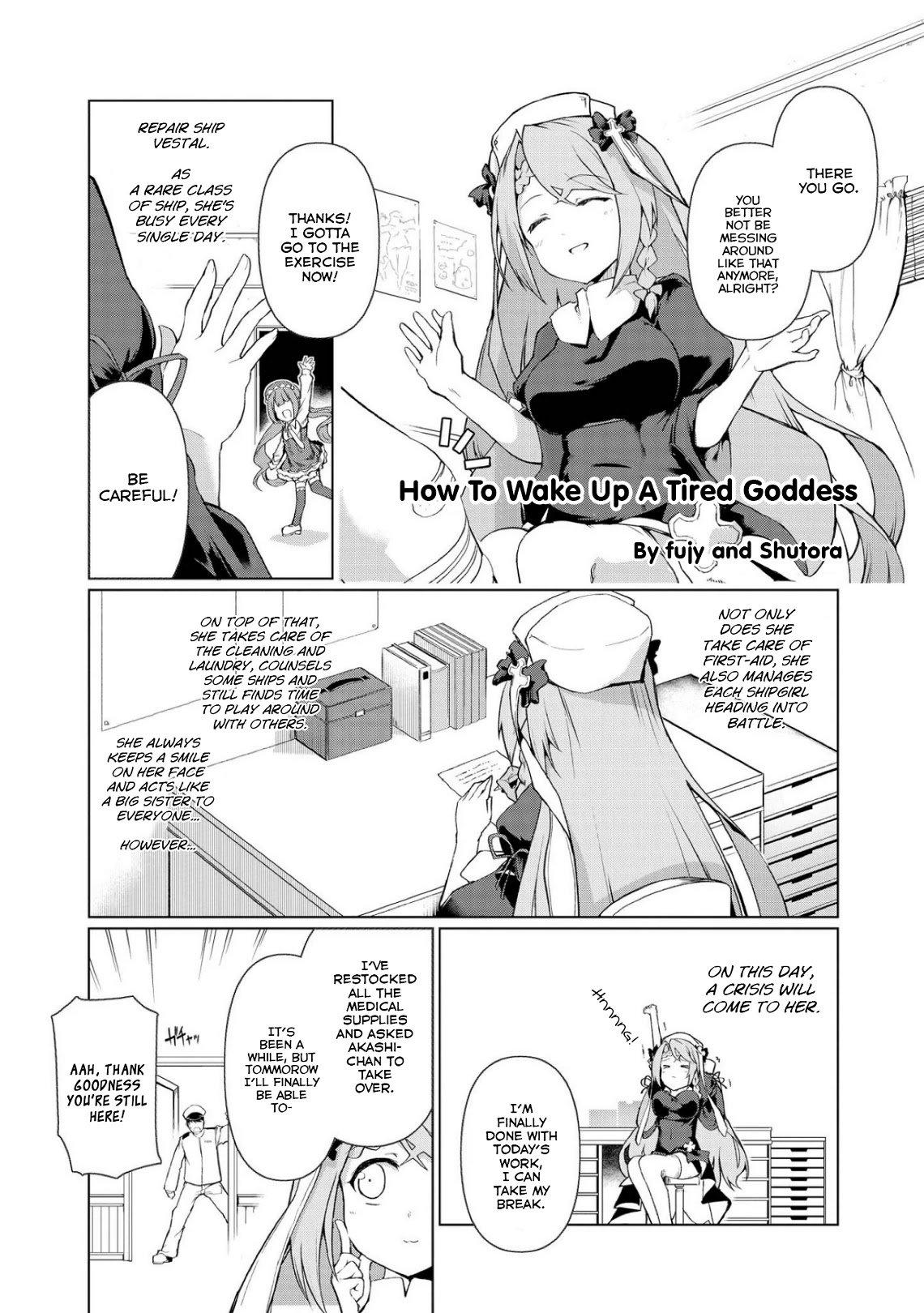 Azur Lane Comic Anthology Vol.2 Chapter 10.6 page 1 - Vol.10 Chapter 6: How To Wake Up A Tired Goddess