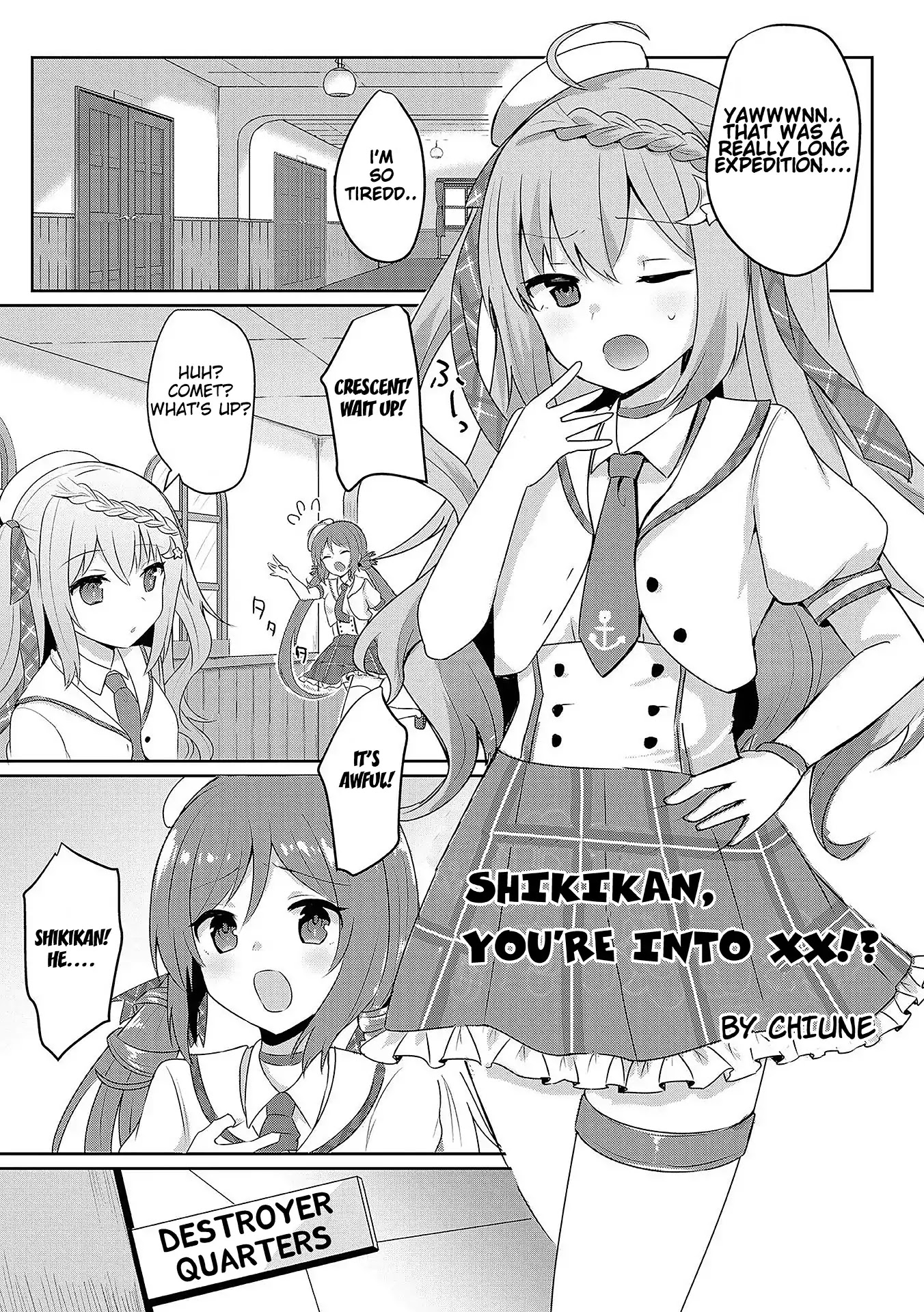 Azur Lane Comic Anthology Vol.2 Chapter 2.11 page 1 - Vol. 2 Chapter 11: Shikikan, You're Into XX!?