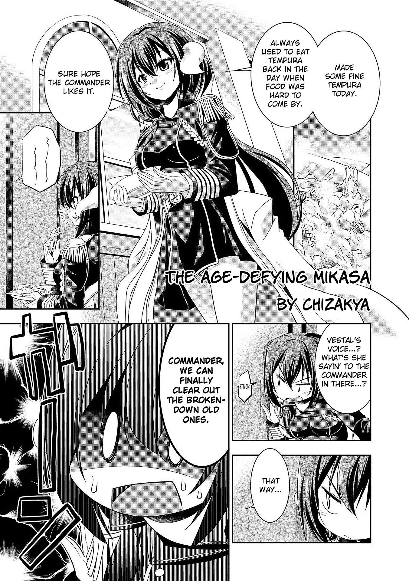Azur Lane Comic Anthology Vol.2 Chapter 3.11 page 1 - Vol. 3 Chapter 11: The Age-Defying Mikasa