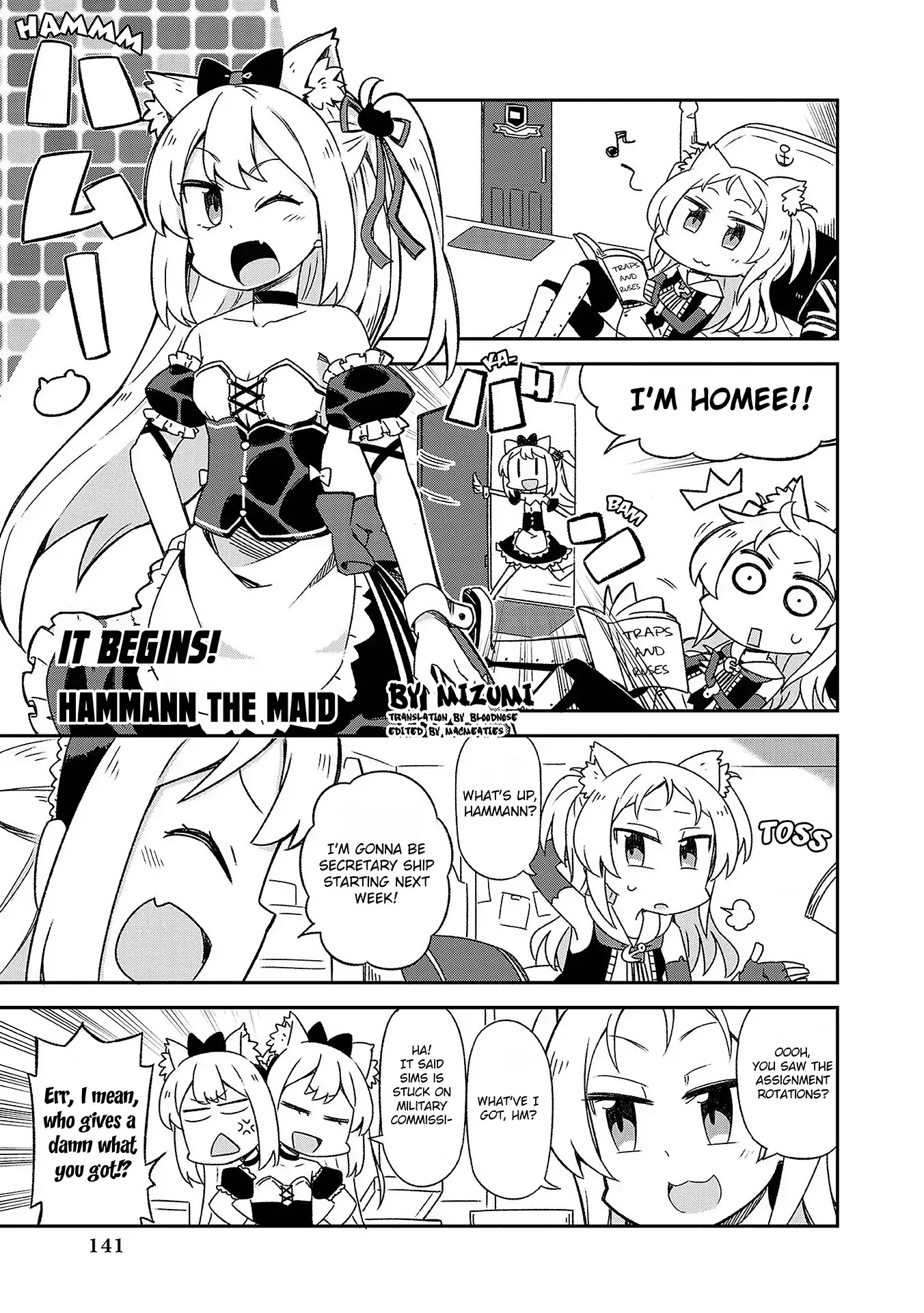 Azur Lane Comic Anthology Vol.2 Chapter 3.14 page 1 - Vol.3 Chapter 14: It Begins! Hammann the Maid