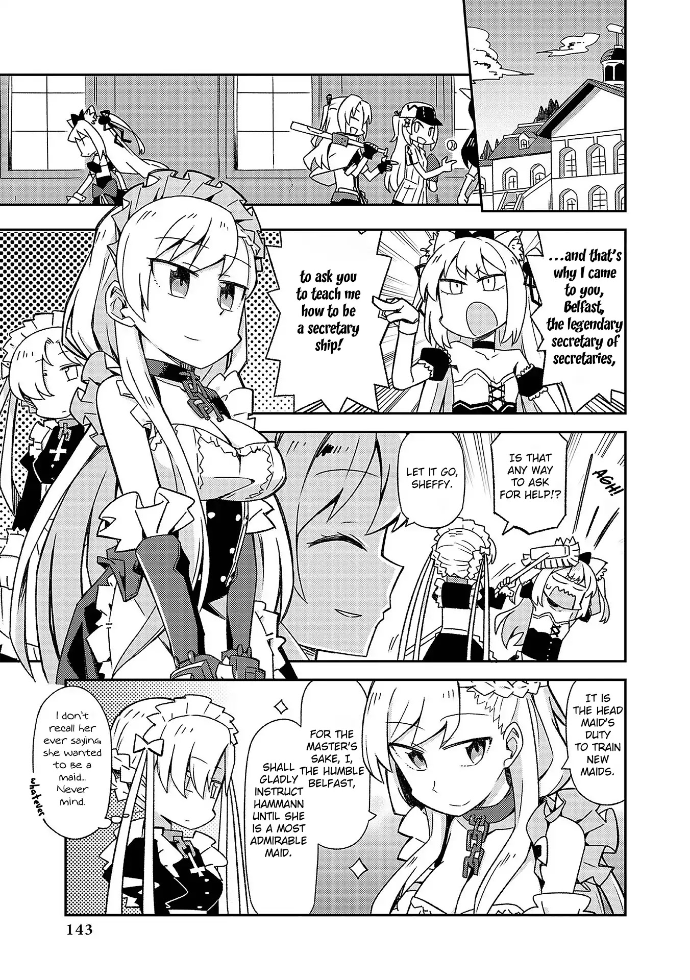 Azur Lane Comic Anthology Vol.2 Chapter 3.14 page 3 - Vol.3 Chapter 14: It Begins! Hammann the Maid