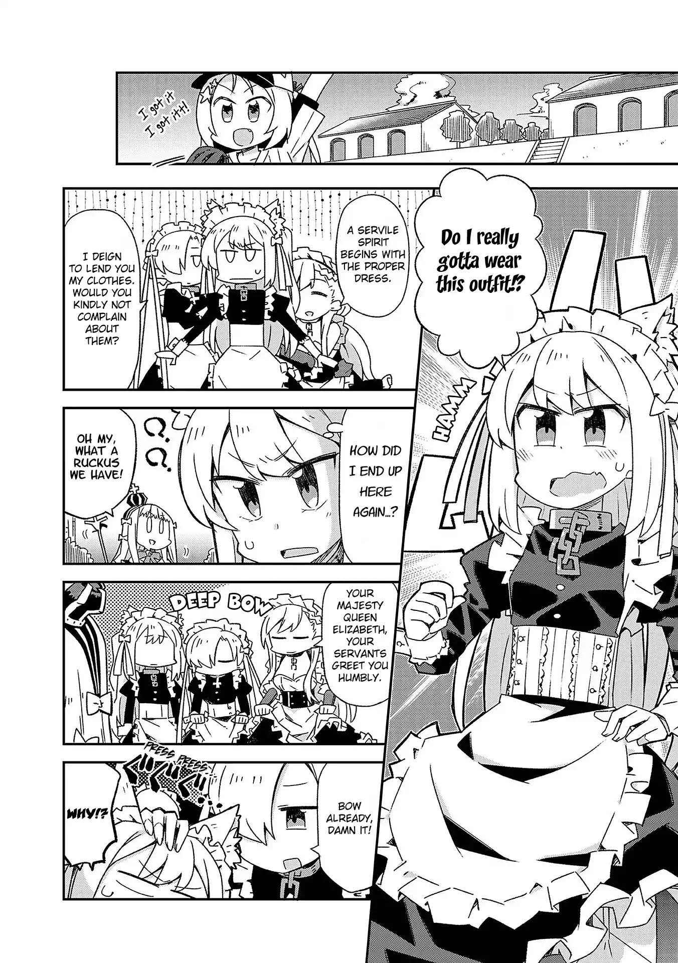 Azur Lane Comic Anthology Vol.2 Chapter 3.14 page 4 - Vol.3 Chapter 14: It Begins! Hammann the Maid