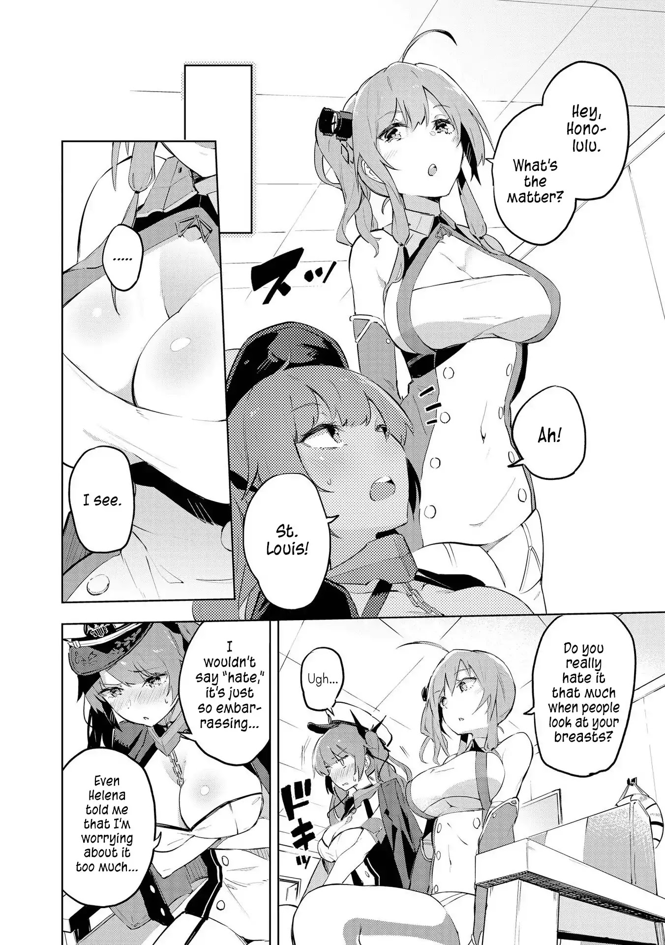 Azur Lane Comic Anthology Vol.2 Chapter 3.2 page 2 - Vol.3 Chapter 2: Honolulu Is Worrying!!