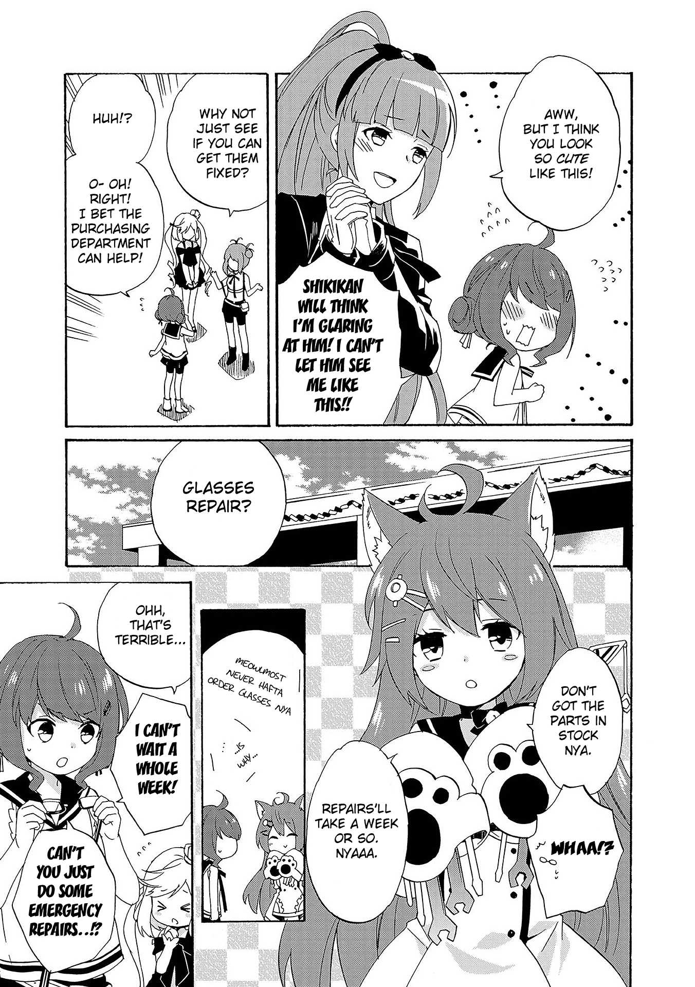Azur Lane Comic Anthology Vol.2 Chapter 3.8 page 3 - Vol. 3 Chapter 8: Glasses Crisis