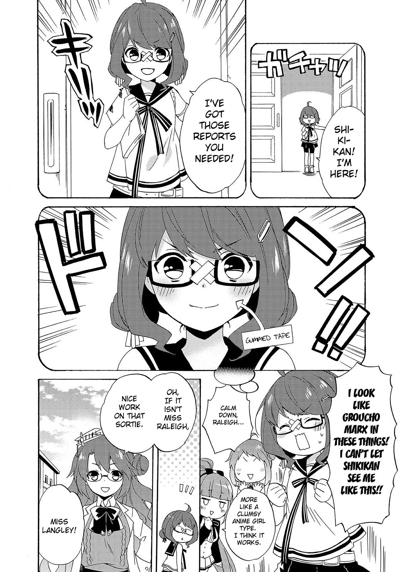 Azur Lane Comic Anthology Vol.2 Chapter 3.8 page 4 - Vol. 3 Chapter 8: Glasses Crisis
