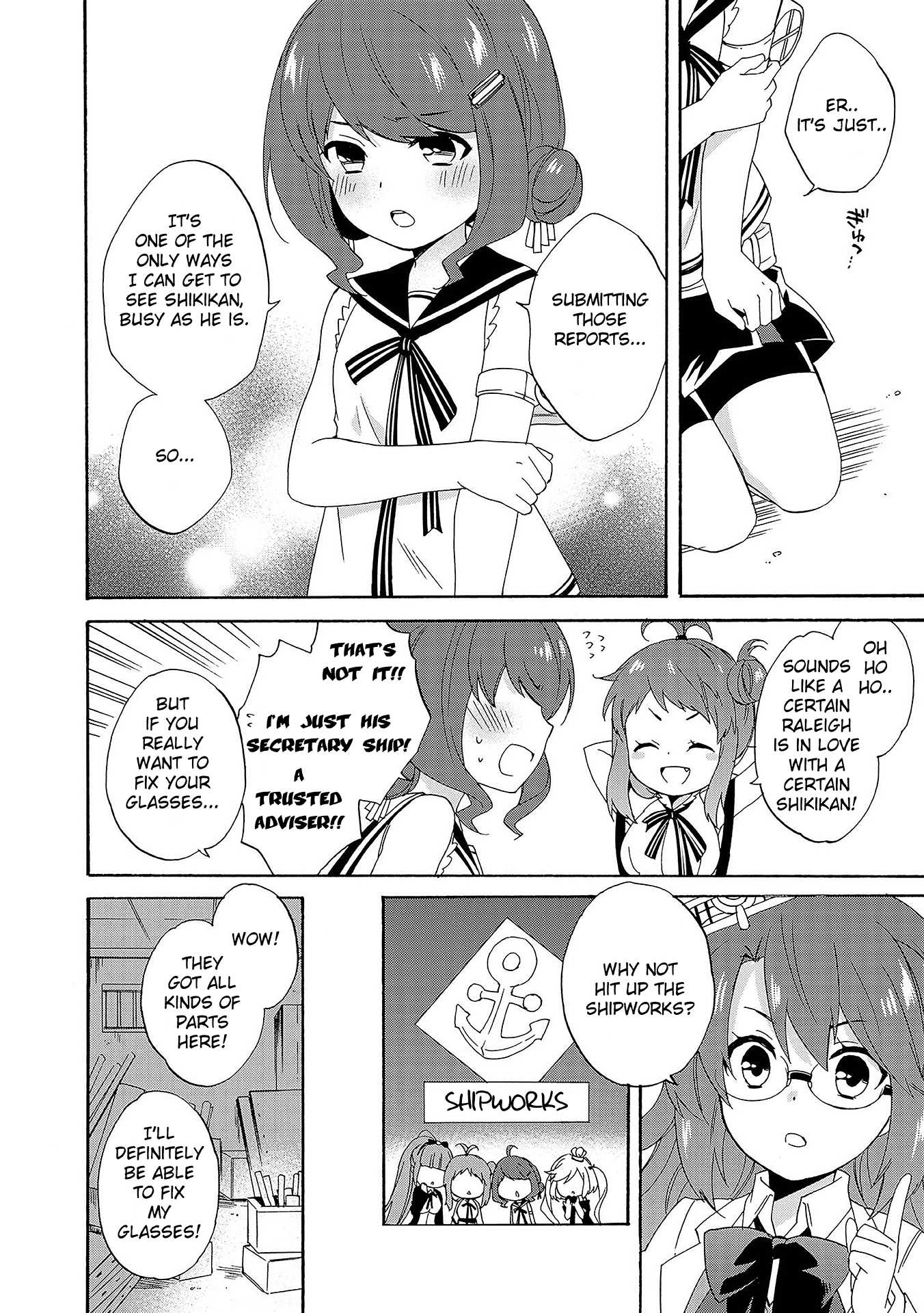 Azur Lane Comic Anthology Vol.2 Chapter 3.8 page 6 - Vol. 3 Chapter 8: Glasses Crisis